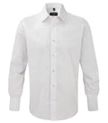 Men´s Long Sleeve Easy Care Fitted Shirt White