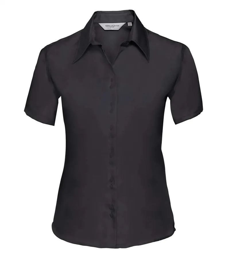 Ladies´ Short Sleeve Ultimate Non-Iron Shirt Black