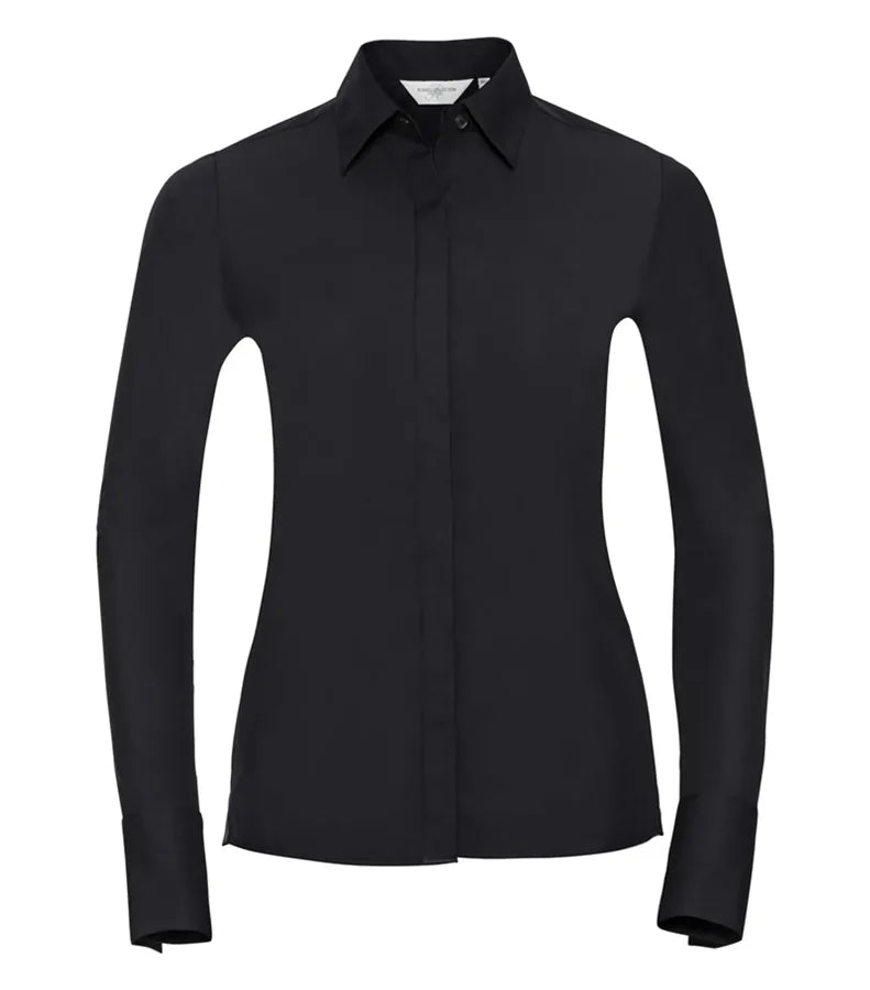 Ladies´ Long Sleeve Ultimate Stretch Black