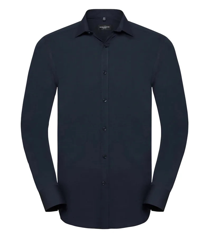 Men´s Long Sleeve Ultimate Stretch BrightNavy