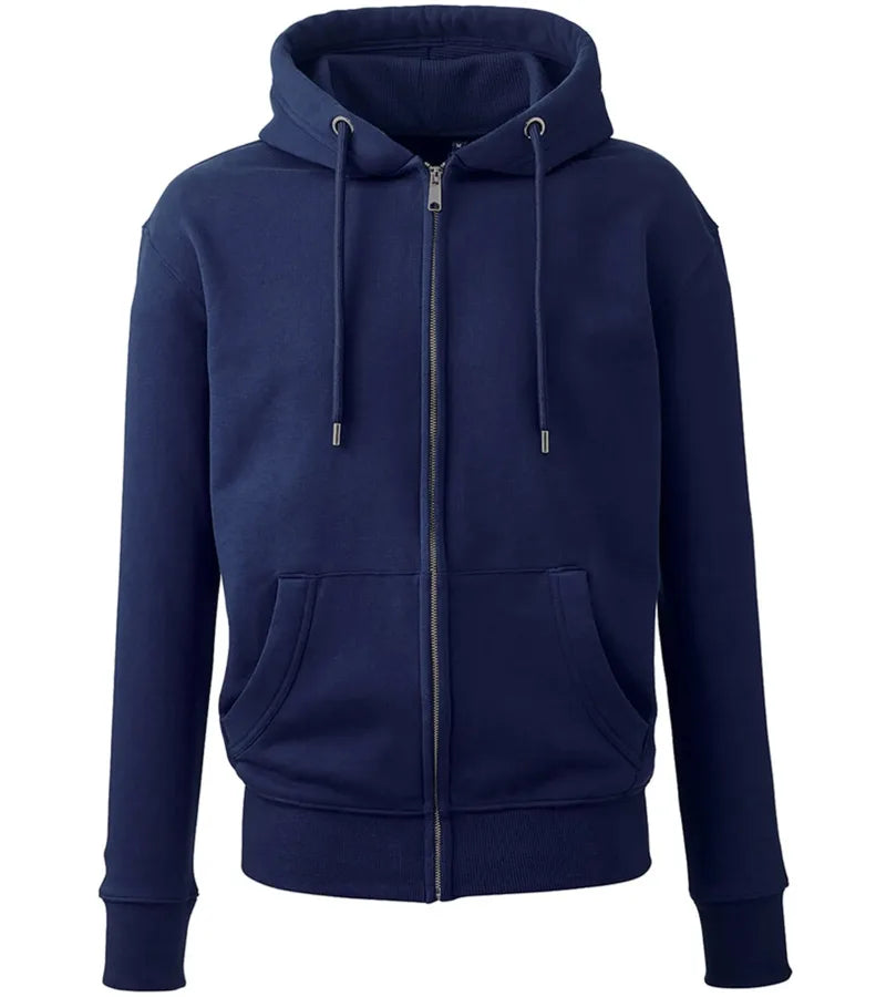 Mens Anthem full-zip hoodie OxfordNavy