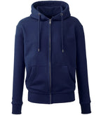 Mens Anthem full-zip hoodie OxfordNavy