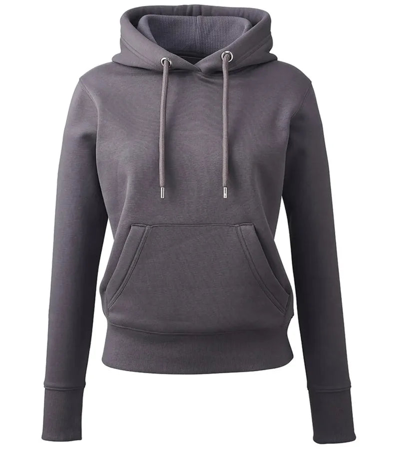 Womens Anthem hoodie Charcoal