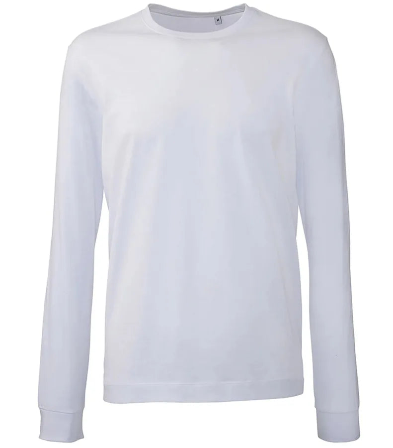 Mens long sleeve Anthem t-shirt White