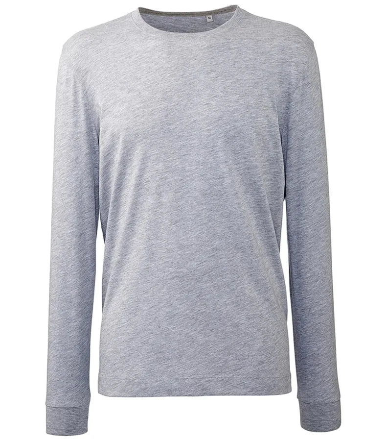 Mens long sleeve Anthem t-shirt GreyMarl