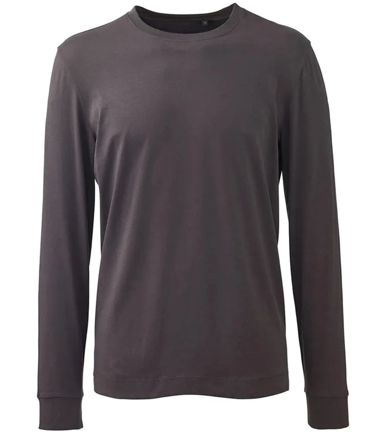 Mens long sleeve Anthem t-shirt Charcoal