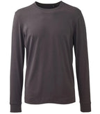 Mens long sleeve Anthem t-shirt Charcoal