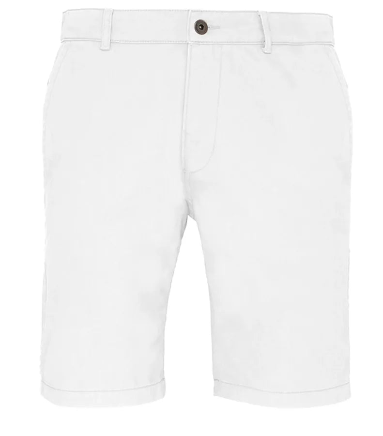 Men's chino shorts White