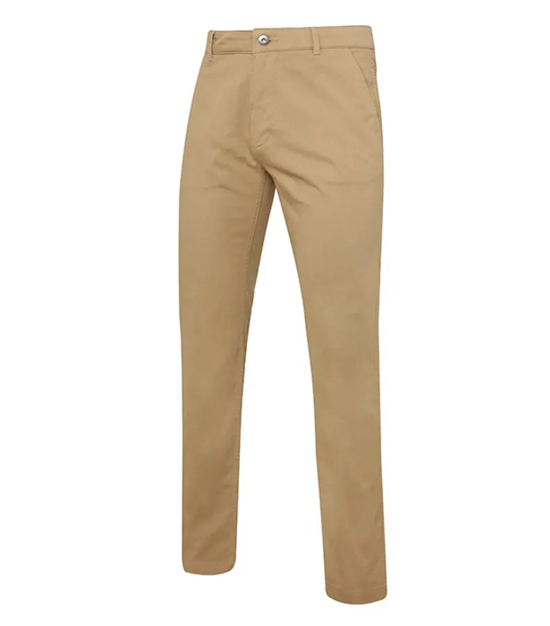 Men's slim fit cotton chino Khaki