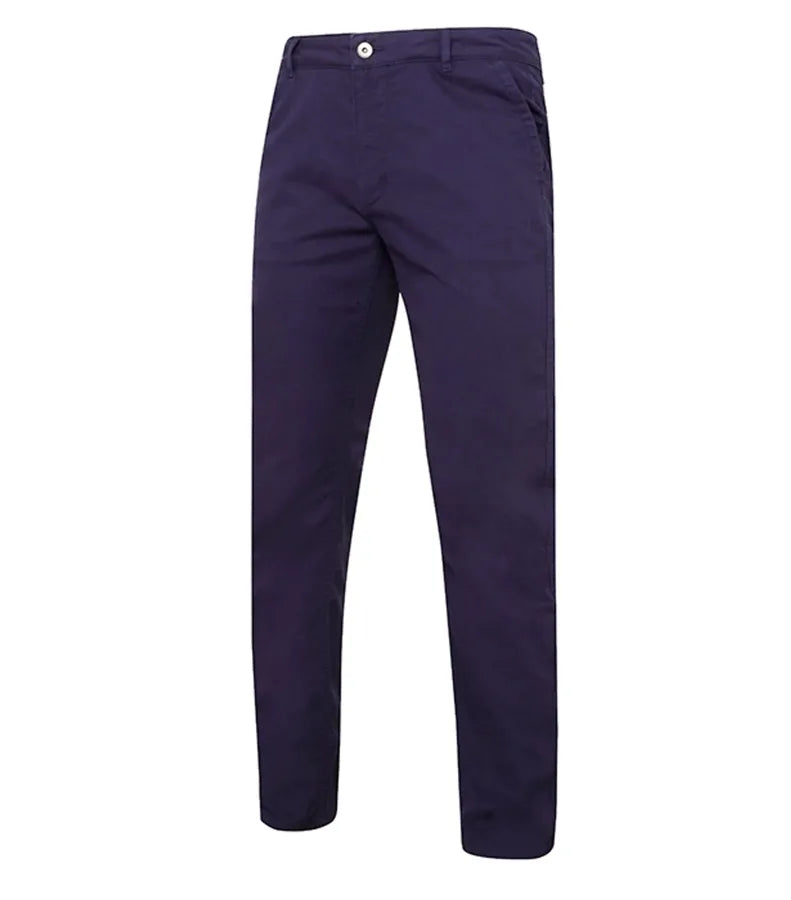 Men's slim fit cotton chino Navy