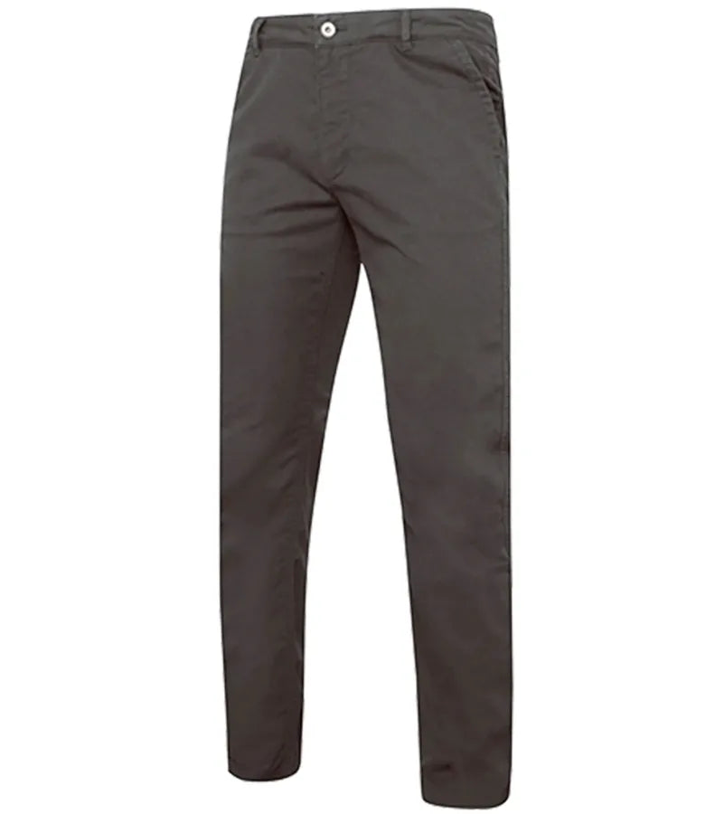 Men's slim fit cotton chino Slate
