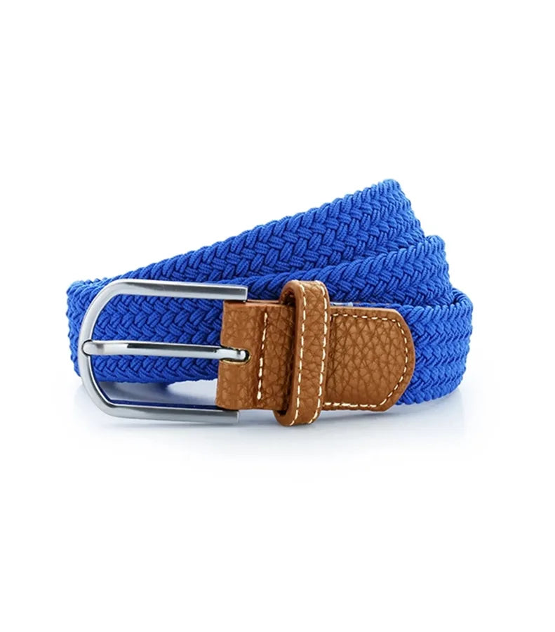 Braid stretch belt Royal
