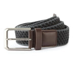 Mens Vintage Wash Canvas Belt Black