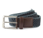 Mens Vintage Wash Canvas Belt Navy