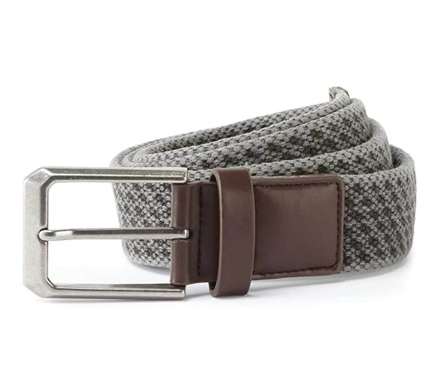 Mens Vintage Wash Canvas Belt Slate