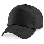 Junior Original 5 Panel Cap Black