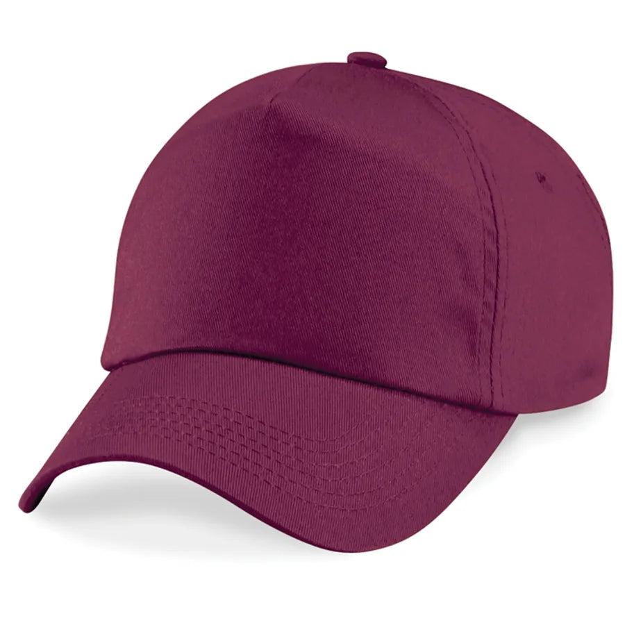 Junior Original 5 Panel Cap Burgundy