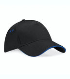 Ultimate 5 Panel Cap - Sandwich Peak Black/BrightRoyal