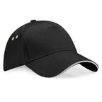 Ultimate 5 Panel Cap - Sandwich Peak Black/LightGrey