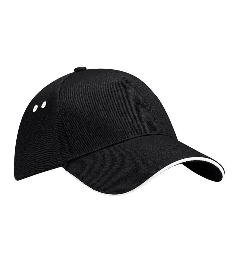 Ultimate 5 Panel Cap - Sandwich Peak Black/White