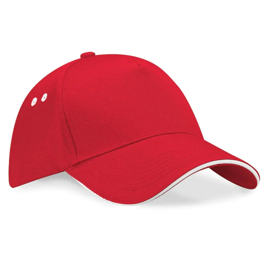 Ultimate 5 Panel Cap - Sandwich Peak ClassicRed/White