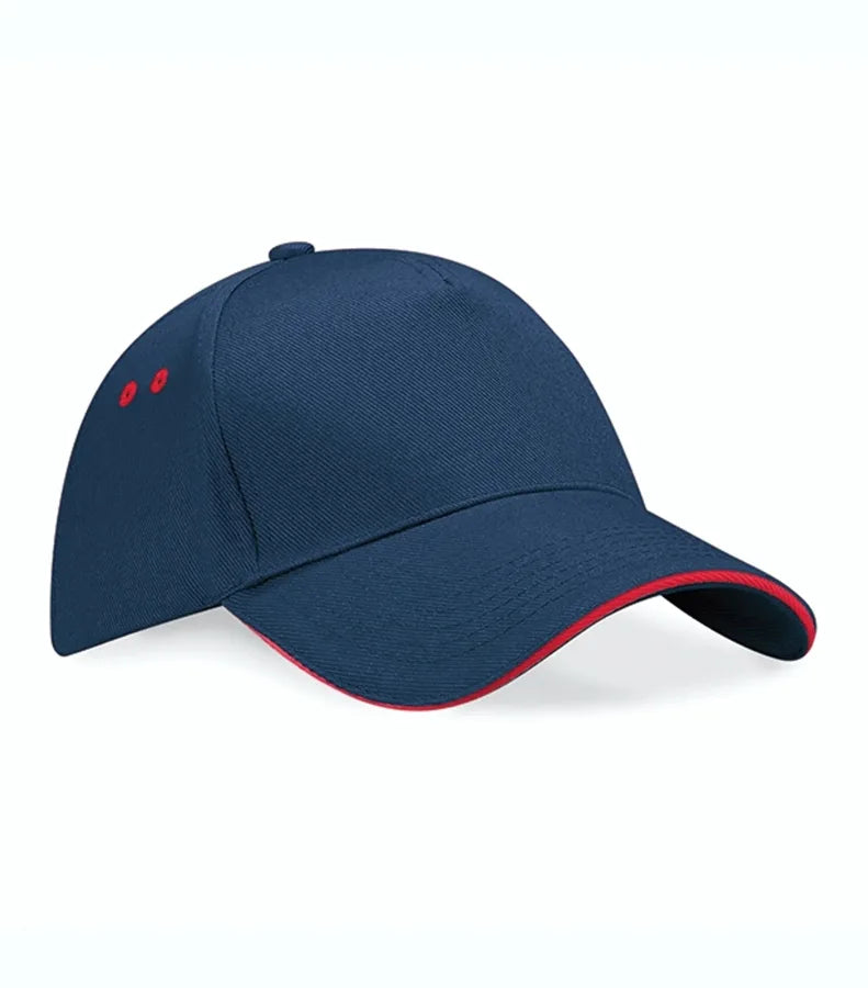 Ultimate 5 Panel Cap - Sandwich Peak FrenchNavy/ClassicRed