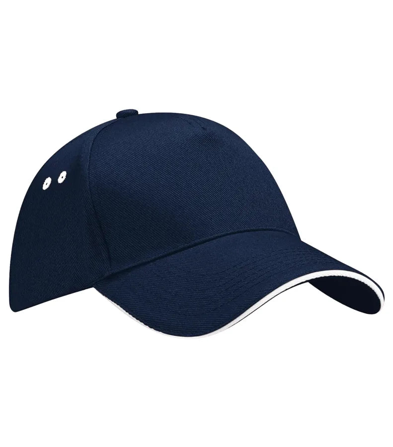 Ultimate 5 Panel Cap - Sandwich Peak FrenchNavy/White