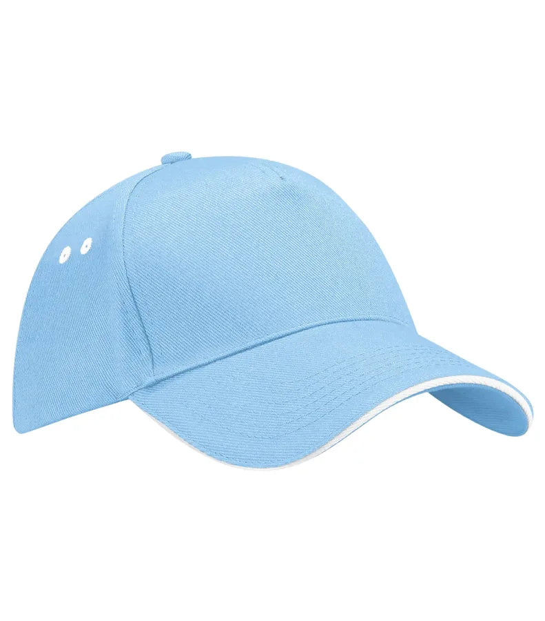 Ultimate 5 Panel Cap - Sandwich Peak SkyBlue/White