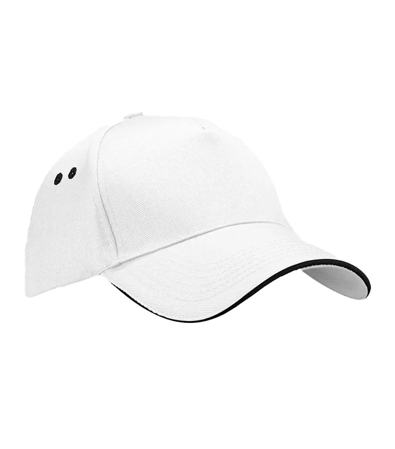 Ultimate 5 Panel Cap - Sandwich Peak White/Black