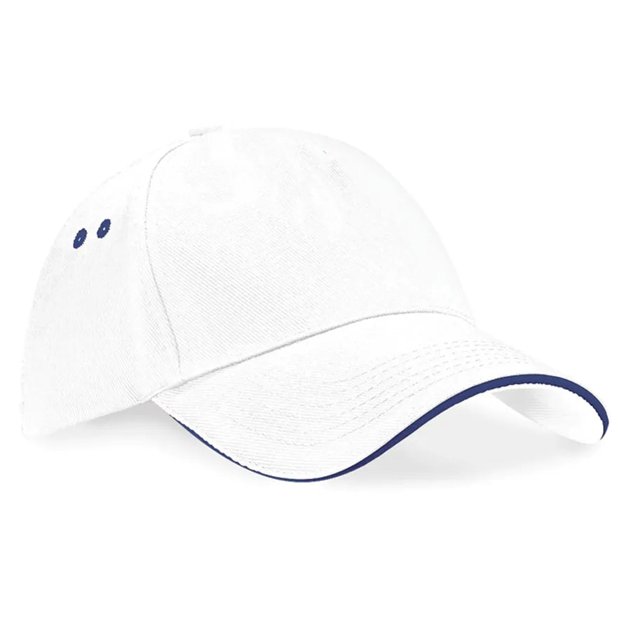 Ultimate 5 Panel Cap - Sandwich Peak White/FrenchNavy