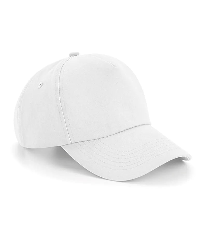Authentic 5 Panel Cap White