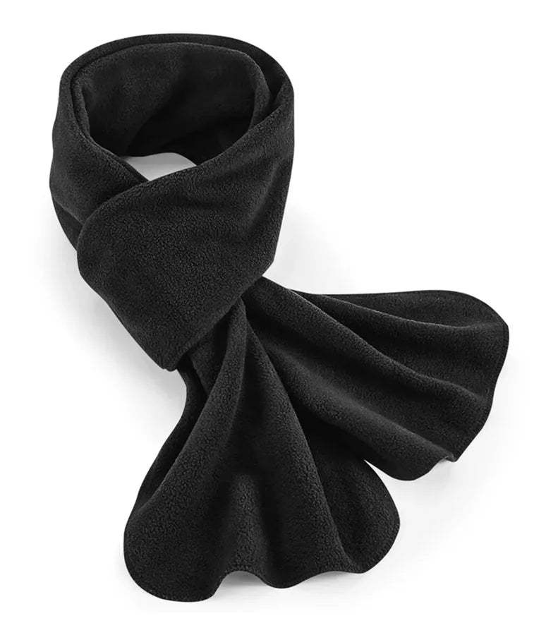 Recycled Fleece Scarf Black