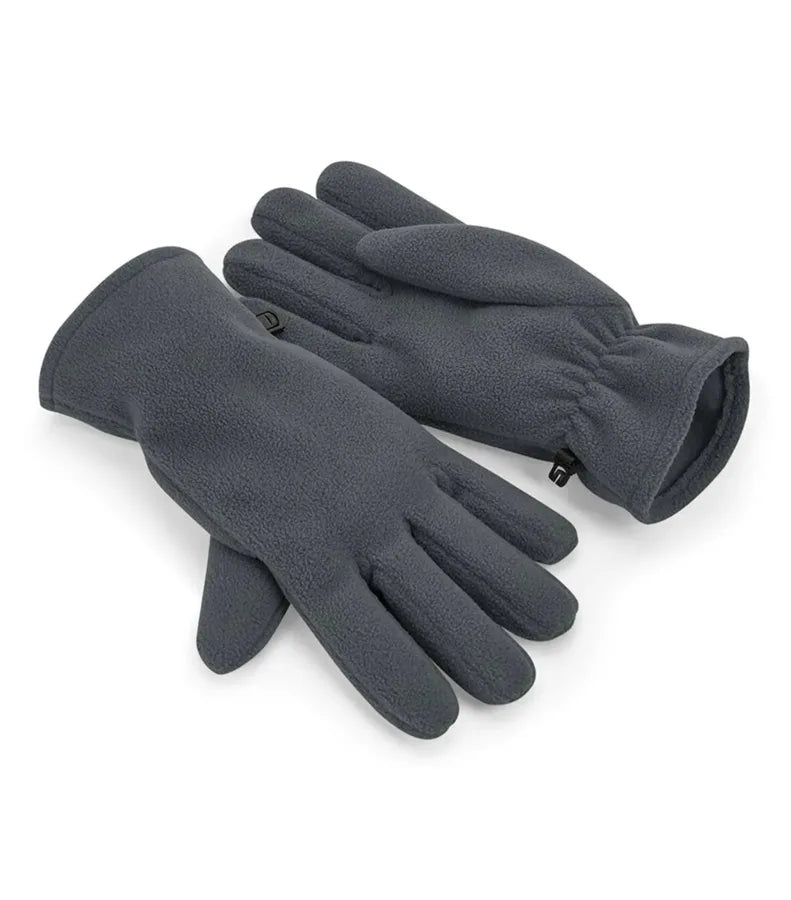 Recycled Fleece Gloves SteelGrey