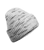 Chunky Knitted Patch Beanie CloudyHaze