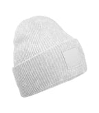 Deep Cuffed Tonal Patch Beanie CloudGrey