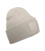 Deep Cuffed Tonal Patch Beanie NaturalStone