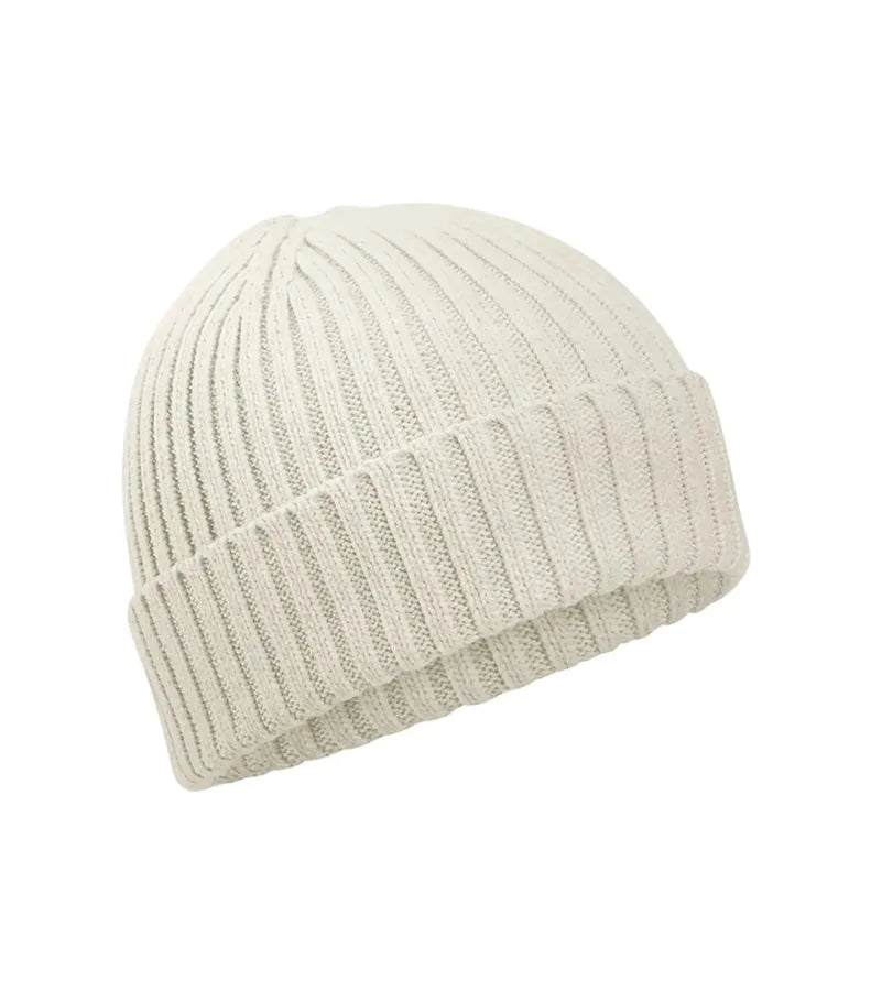 Organic Cotton Kids Beanie Almond