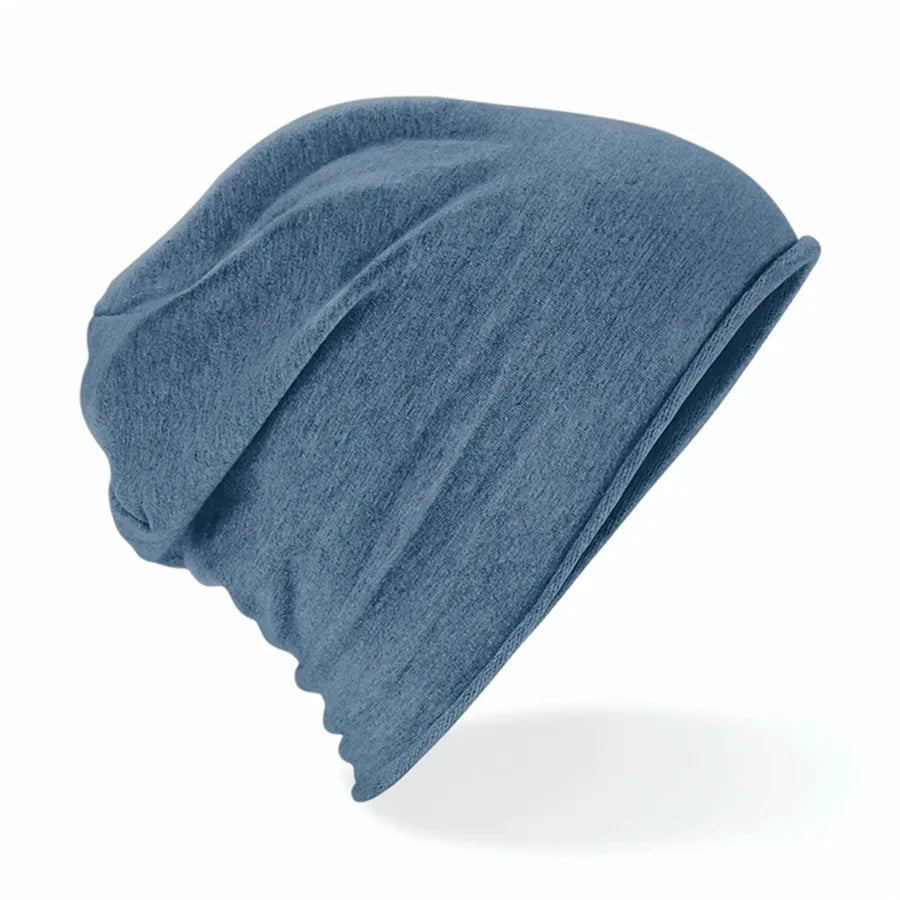 Jersey Beanie DenimBlue