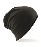 Hemsedal Cotton Slouch Beanie Black