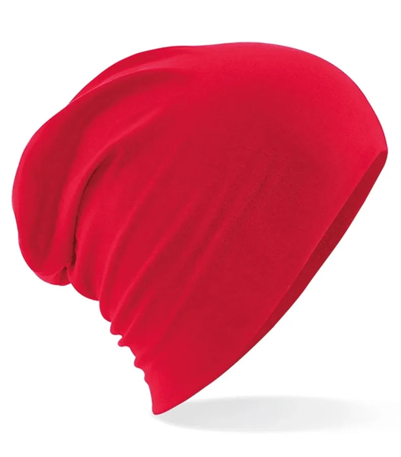 Hemsedal Cotton Slouch Beanie ClassicRed