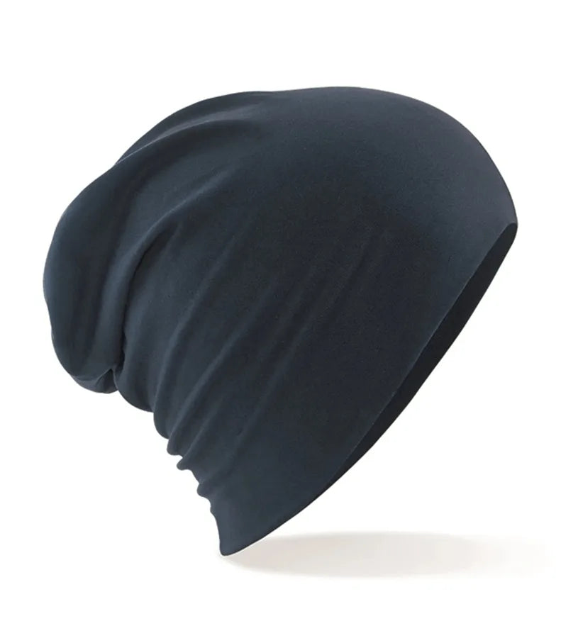 Hemsedal Cotton Slouch Beanie FrenchNavy