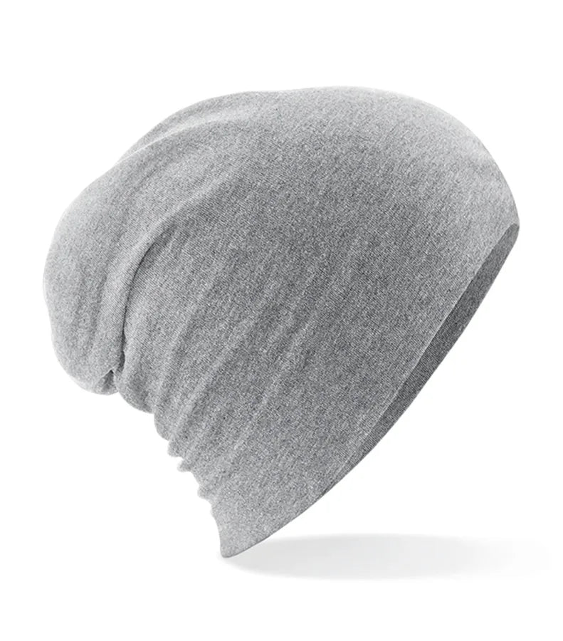 Hemsedal Cotton Slouch Beanie HeatherGrey