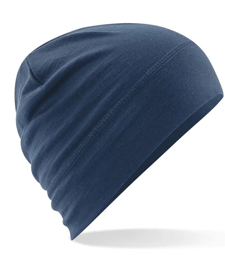 Merino Beanie SteelBlue