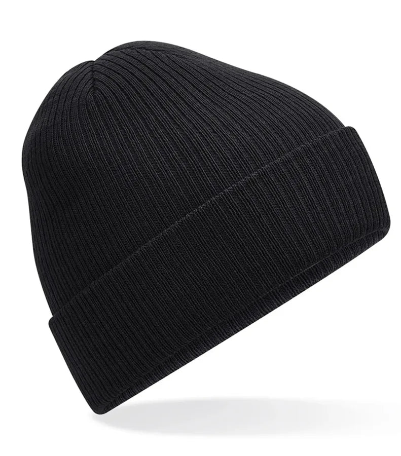 Polylana® Ribbed Beanie Black