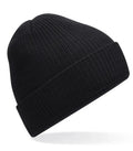 Polylana® Ribbed Beanie Black