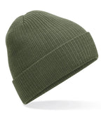 Polylana® Ribbed Beanie OliveGreen