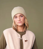Engineered Knit Ribbed Beanie FireRed