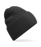 Oversized Cuffed Beanie Charcoal