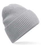 Oversized Cuffed Beanie LightGrey