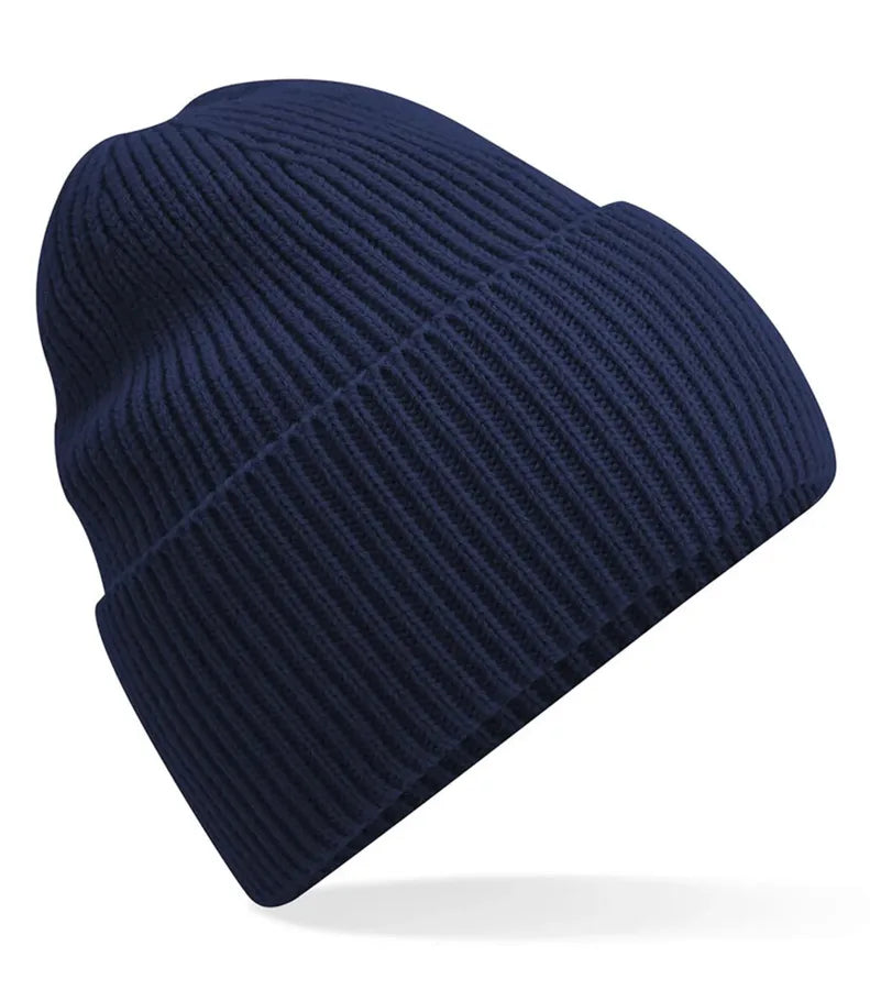 Oversized Cuffed Beanie OxfordNavy